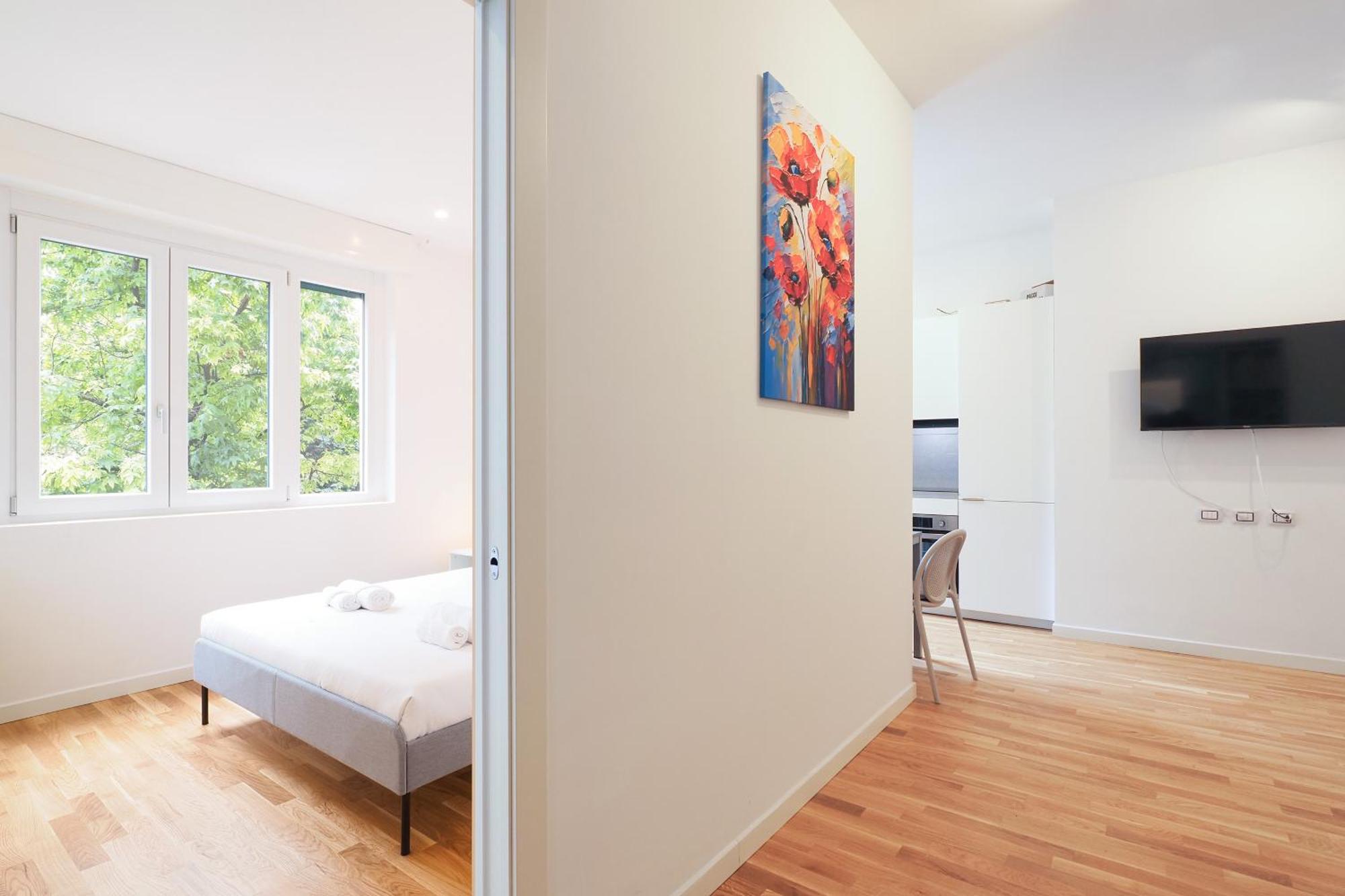 Apartamento Primopiano - Albani Milán Exterior foto